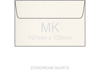 Stardream Quartz - 5 x 7 cut invitation - Blank Paper